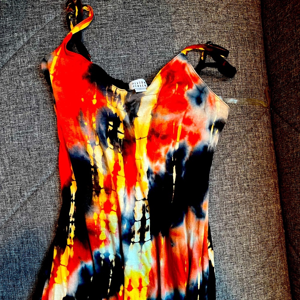 Peyton Jensen tie dye maxi